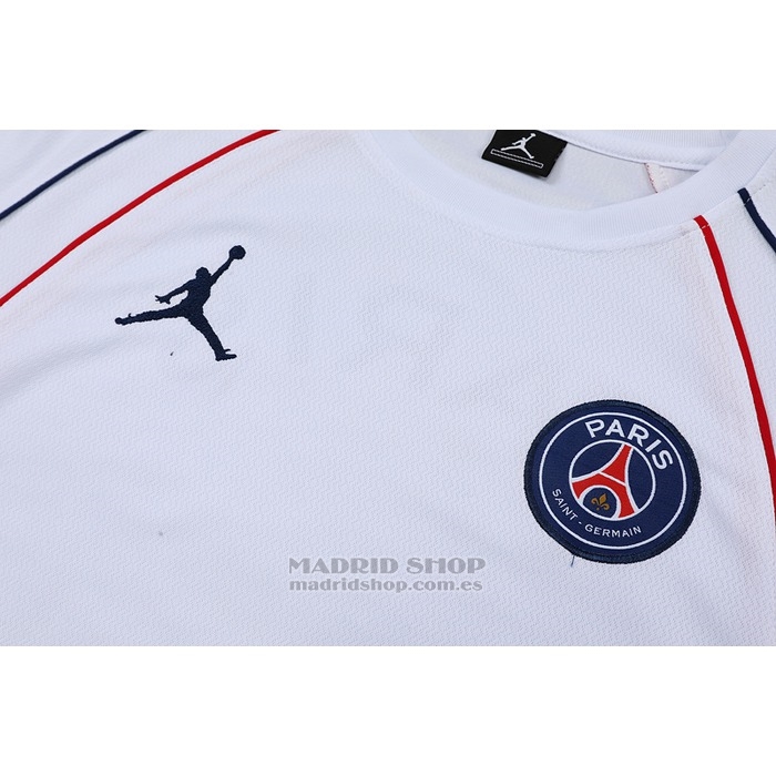 Chandal del Paris Saint-Germain Jordan Manga Corta 2022-2023 Blanco - Pantalon Corto